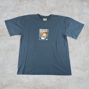 Vintage Silver Surfer Shirt Men Large Black 90s Marvel Comics Top Heavy Box Logo